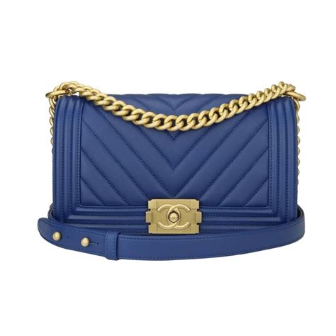 chanel boy blue chevron|Chanel boyfriend bag.